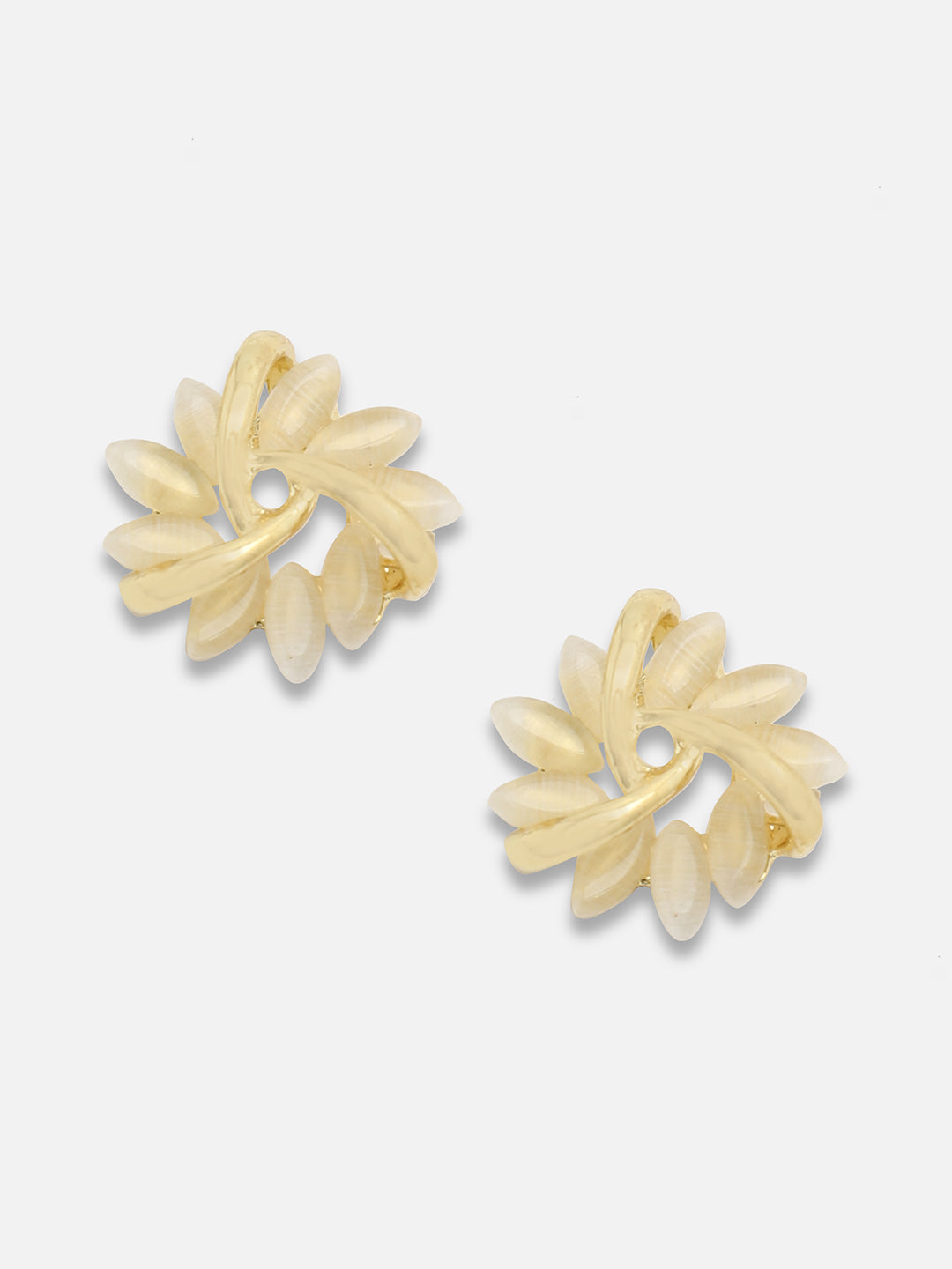 Gold Plated Party Designer Stone Drop Earring For Women