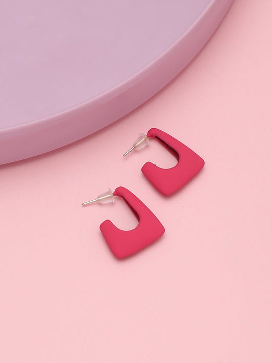 GOLD PLATED PARTY DESIGNER HOOP EARRING FOR WOMEN