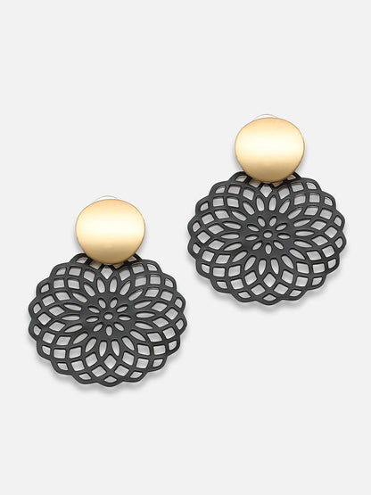 GOLD PLATED PARTY DESIGNER DROP EARRING FOR WOMEN
