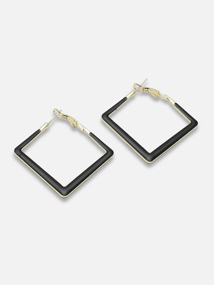 GOLD PLATED PARTY DESIGNER HOOP EARRING FOR WOMEN