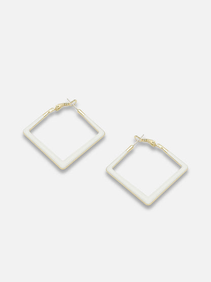 Gold Plated Party Designer Hoop Earring