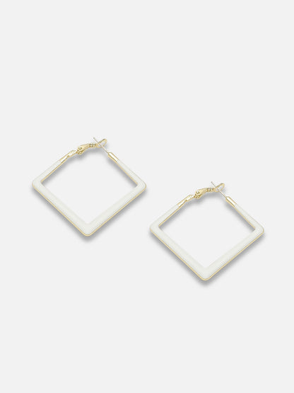 Gold Plated Party Designer Hoop Earring