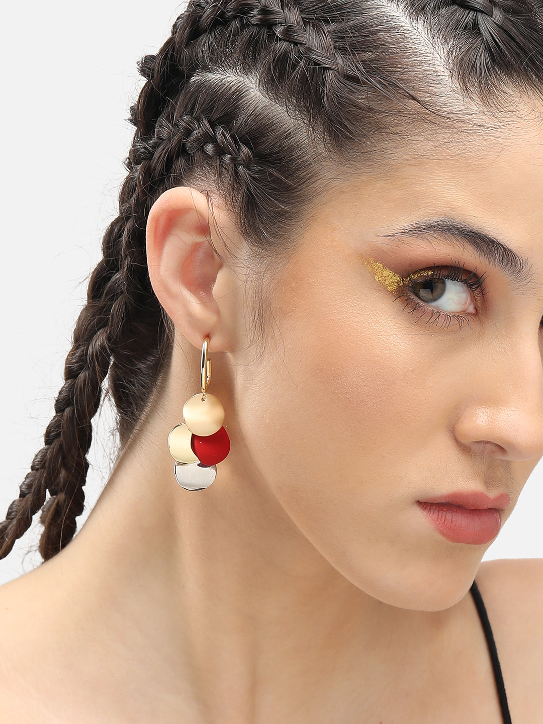 Gold Plated Party Designer Drop Earring