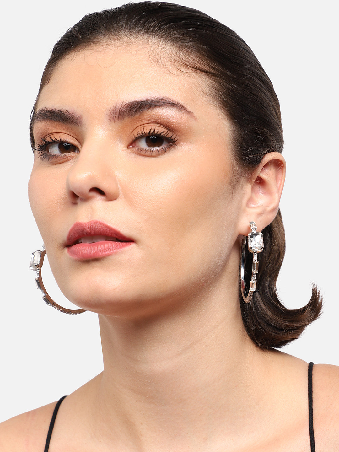 Radiant Rocks Hoop Earrings