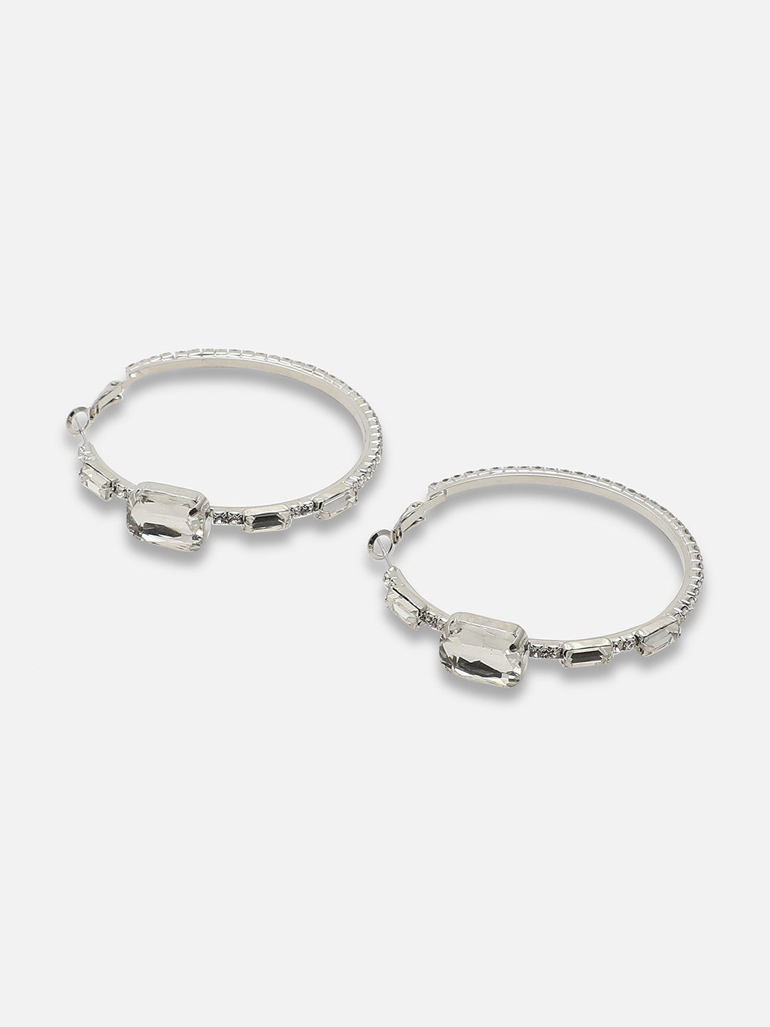 Radiant Rocks Hoop Earrings