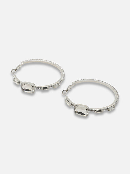 Radiant Rocks Hoop Earrings