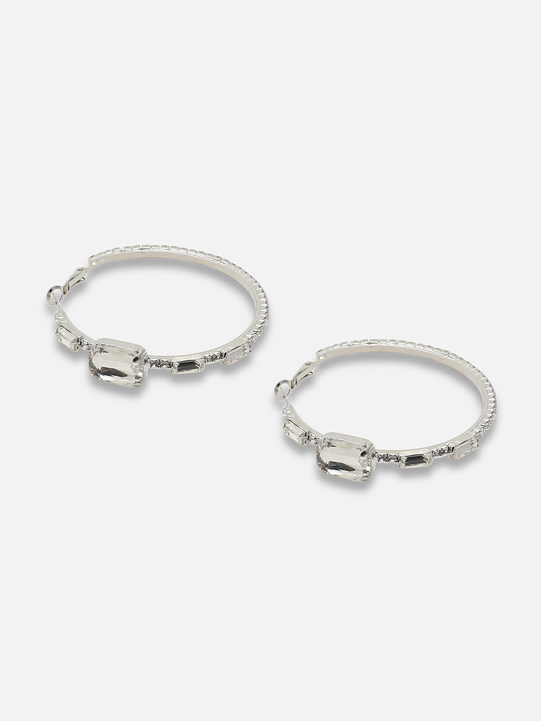 Radiant Rocks Hoop Earrings