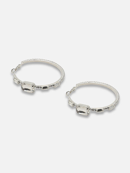 Radiant Rocks Hoop Earrings