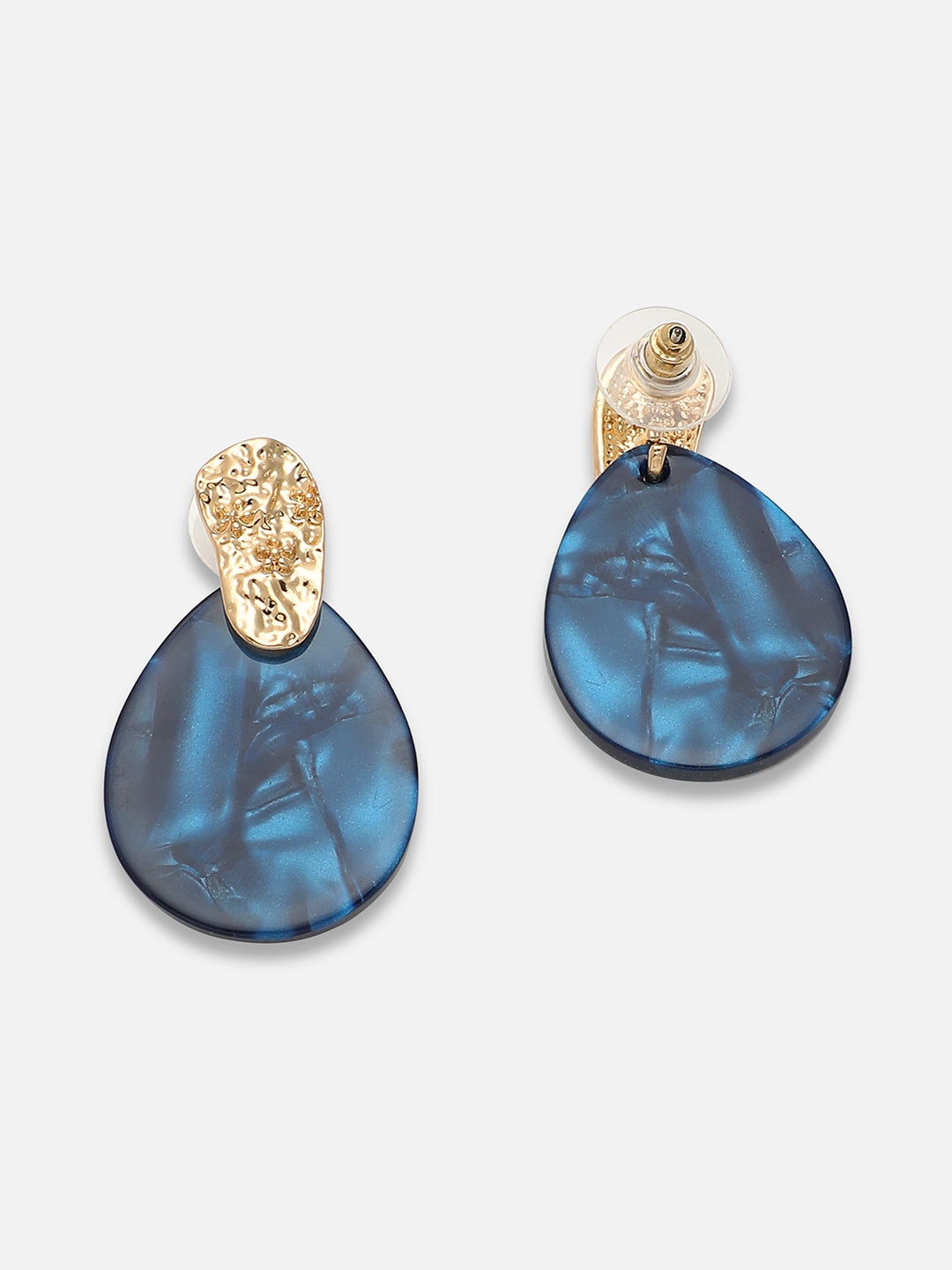 Gold Plated Party Designer Stone Drop Earring