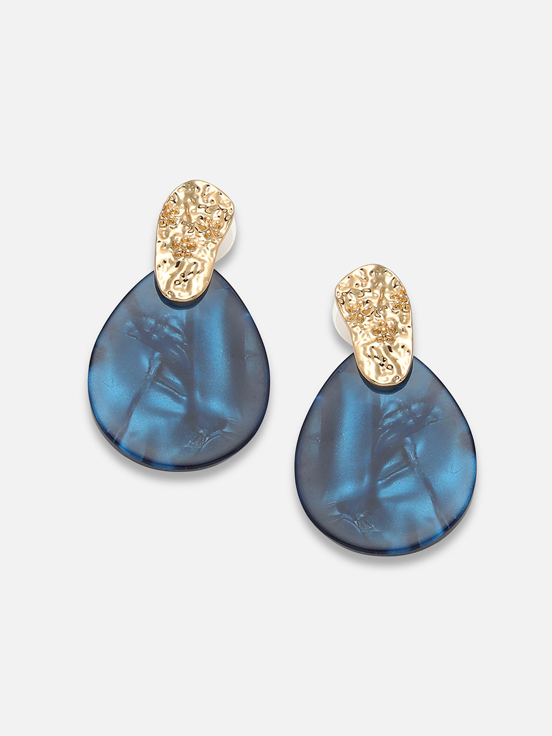 Gold Plated Party Designer Stone Drop Earring