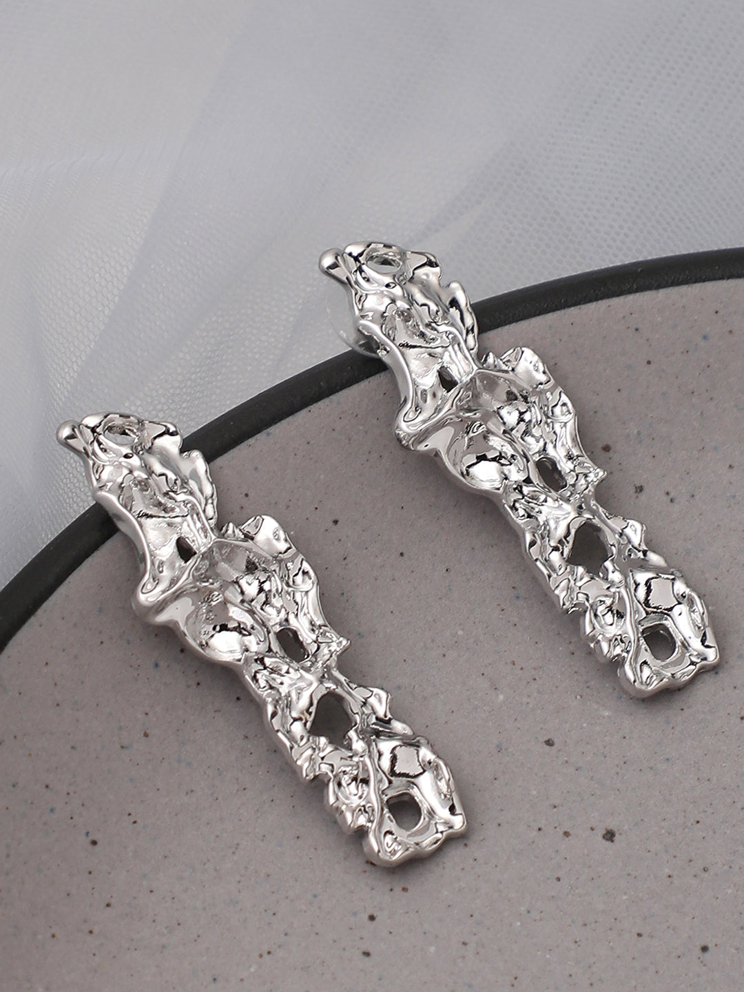 Gold Plated Party Designer Stone Drop Earring For Women