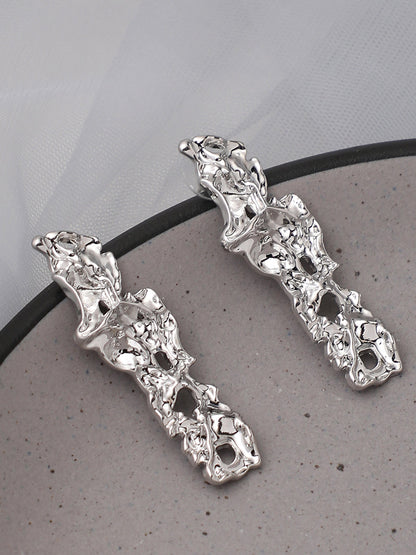 Gold Plated Party Designer Stone Drop Earring For Women