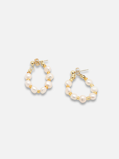 GOLD PLATED PARTY DESIGNER STONE DROP EARRING FOR WOMEN