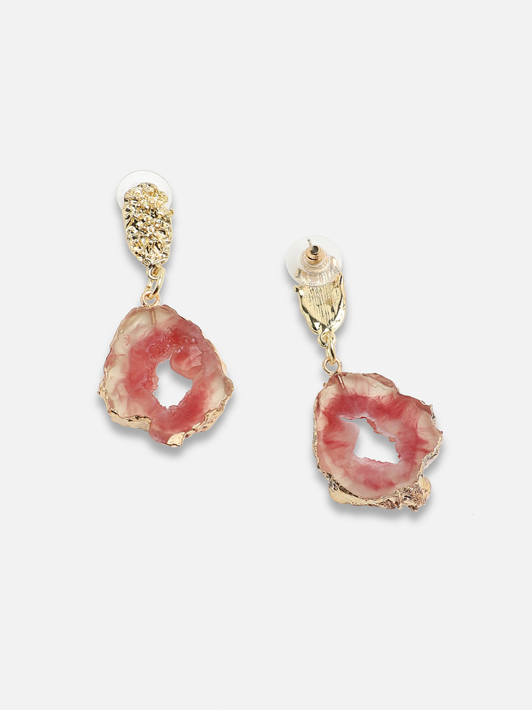 Gold Plated Party Designer Stone Drop Earring For Women