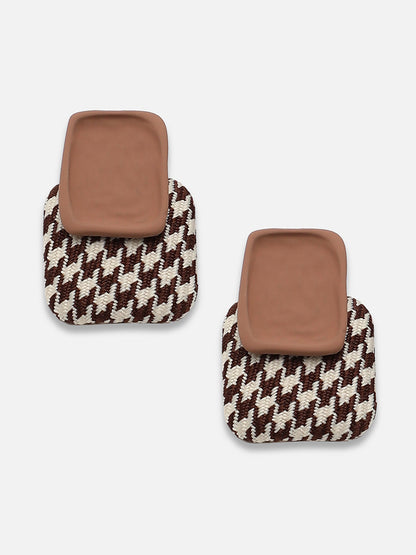 Gold Plated Party Designer Stone Stud