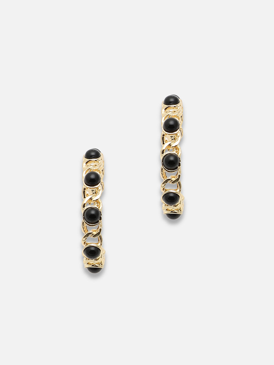 Black Gold Hoops