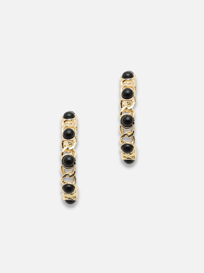 Black Gold Hoops