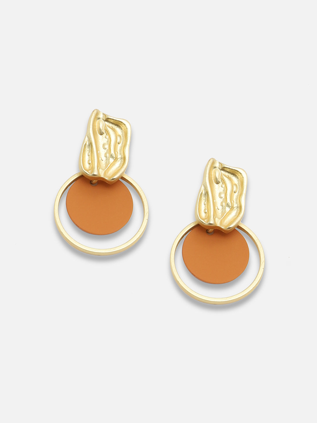 GOLD PLATED PARTY DESIGNER DROP EARRING FOR WOMEN