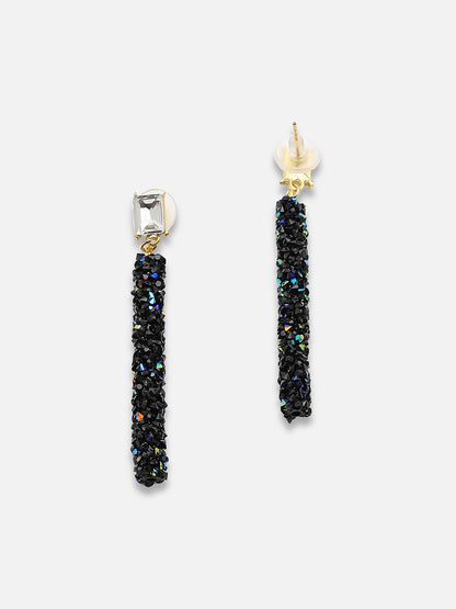 Gold Plated Party Designer Stone Drop Earring For Women