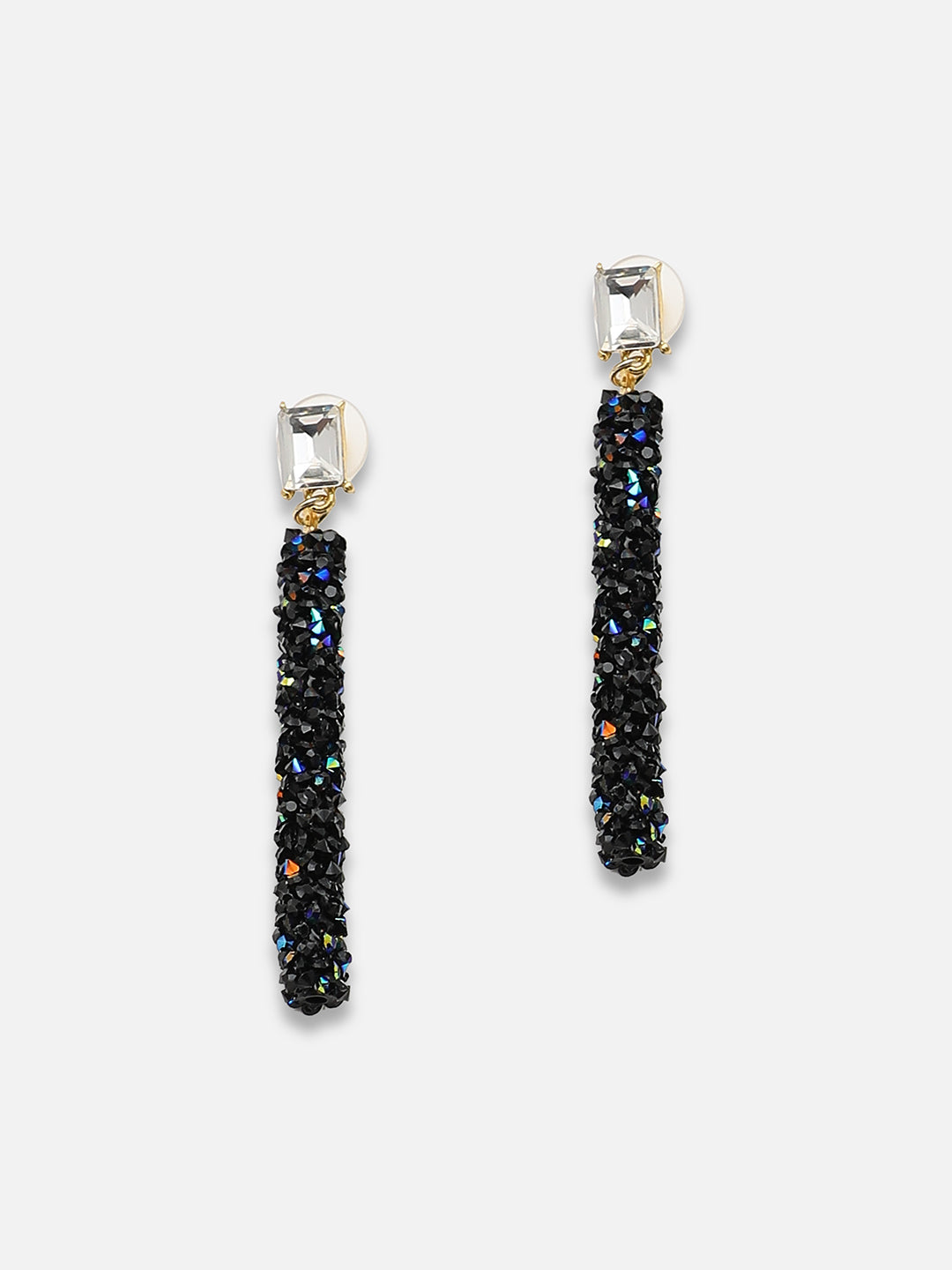 Gold Plated Party Designer Stone Drop Earring For Women
