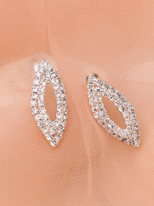 Gold Plated Party Designer Stone Drop Earring For Women