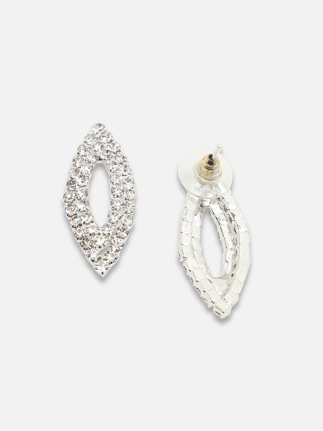Gold Plated Party Designer Stone Drop Earring For Women