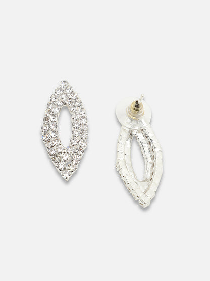 Gold Plated Party Designer Stone Drop Earring For Women