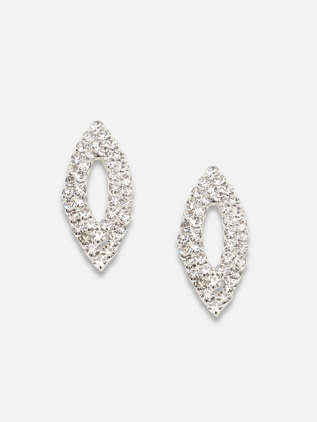 Gold Plated Party Designer Stone Drop Earring For Women