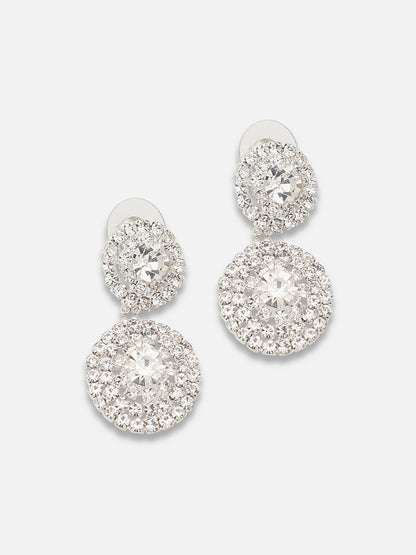Gold Plated Party Designer Stone Drop Earring For Women