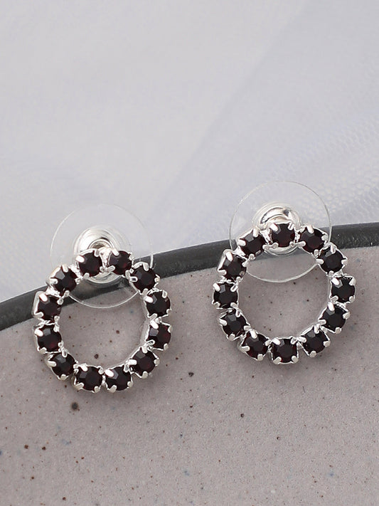 Gold Plated Party Designer Stone Stud