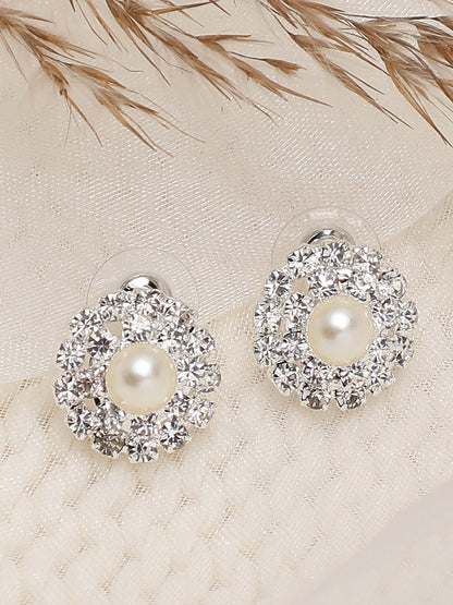 Gold Plated Party Designer Stone Drop Earring For Women
