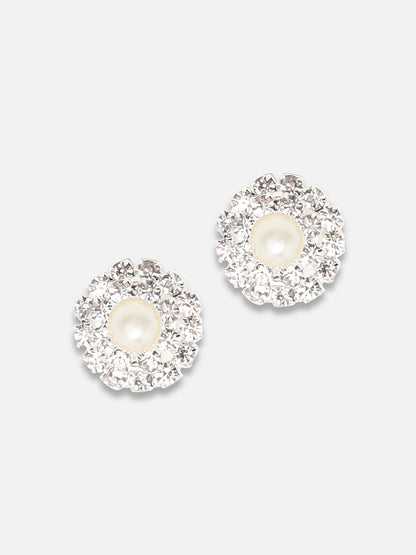 Gold Plated Party Designer Stone Drop Earring For Women