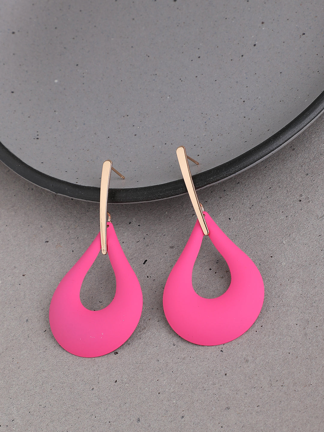 GOLD PLATED CASUAL DESIGNER DROP EARRING FOR WOMEN