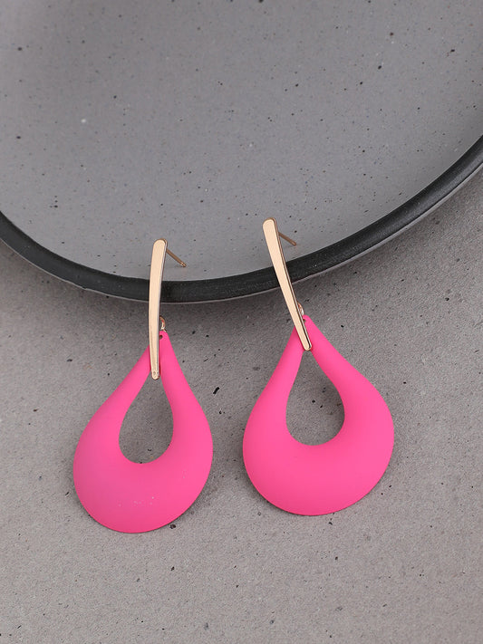 GOLD PLATED CASUAL DESIGNER DROP EARRING FOR WOMEN