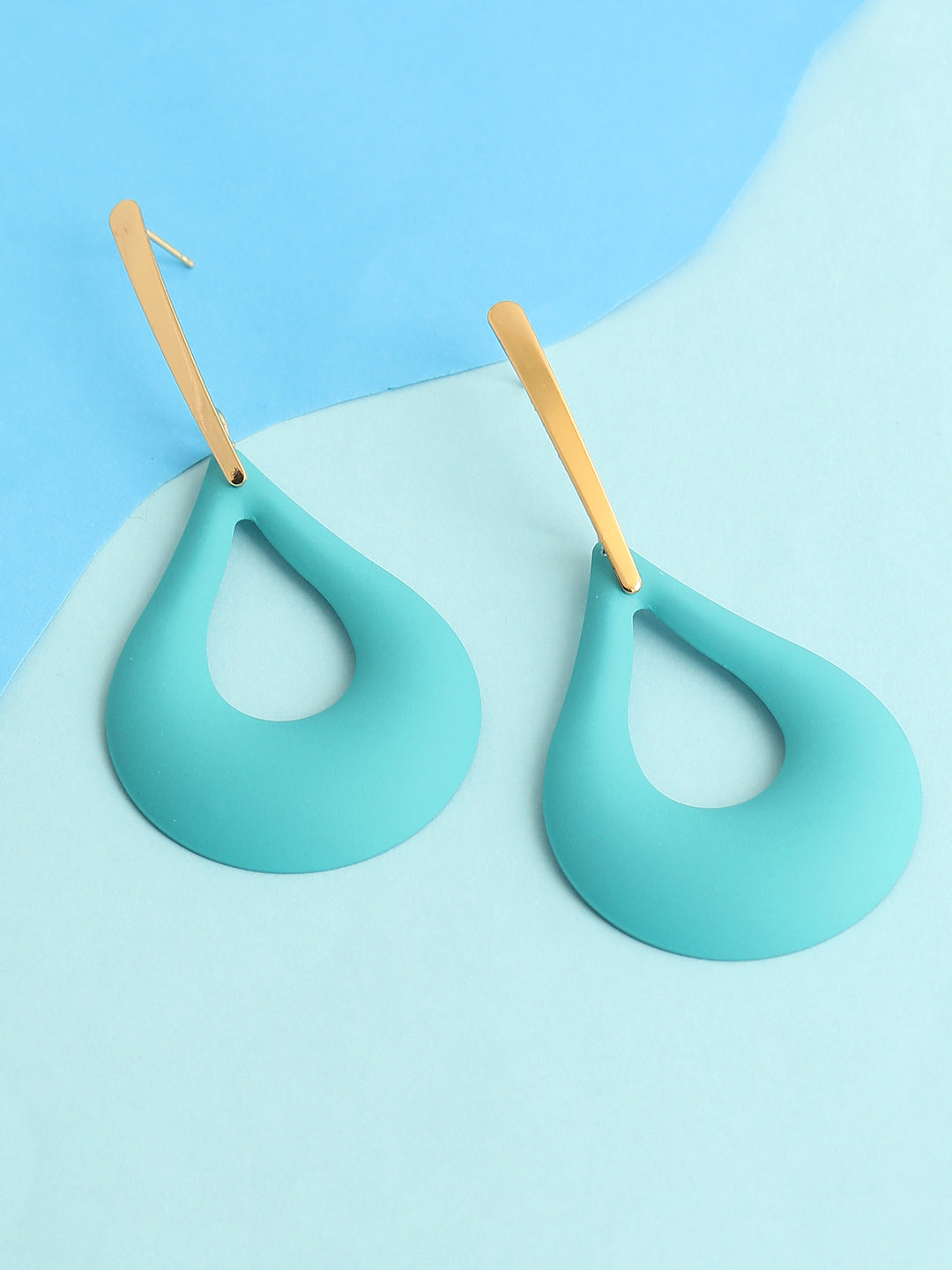GOLD PLATED CASUAL DESIGNER DROP EARRING FOR WOMEN