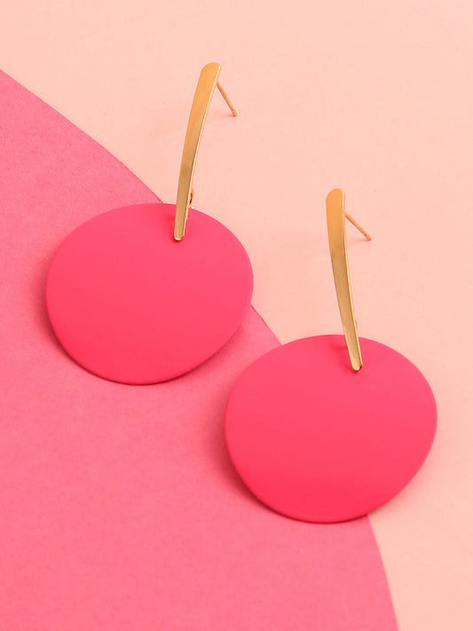 GOLD PLATED CASUAL DESIGNER DROP EARRING FOR WOMEN