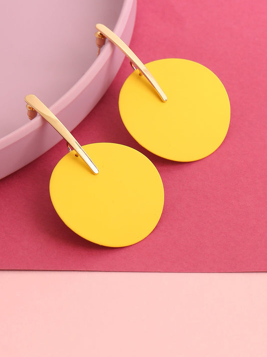 GOLD PLATED CASUAL DESIGNER DROP EARRING FOR WOMEN