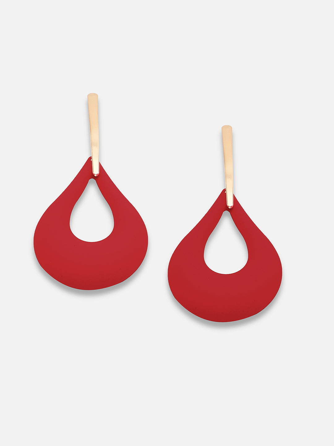 GOLD PLATED CASUAL DESIGNER DROP EARRING FOR WOMEN