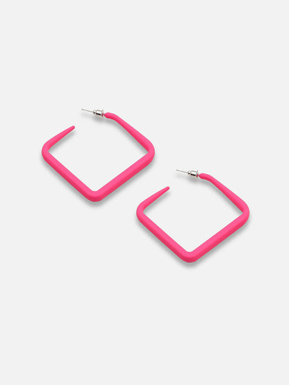 GOLD PLATED CASUAL DESIGNER HOOP EARRING FOR WOMEN