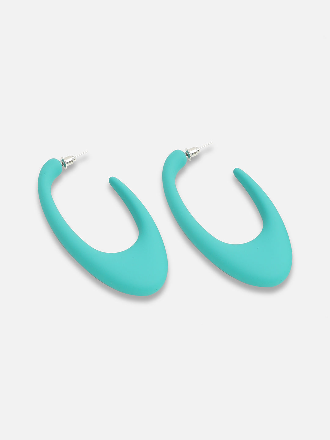 GOLD PLATED CASUAL DESIGNER HOOP EARRING FOR WOMEN