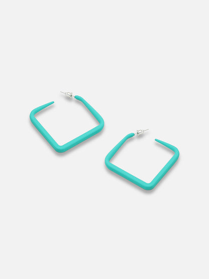 GOLD PLATED CASUAL DESIGNER HOOP EARRING FOR WOMEN