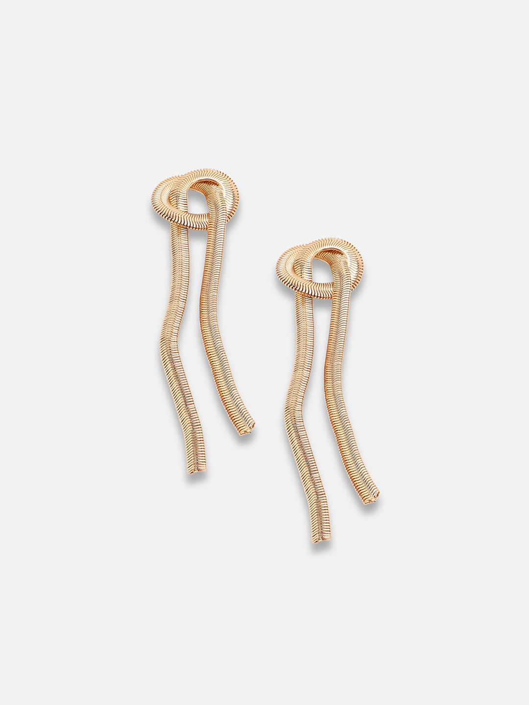 GOLD PLATED PARTY DESIGNER DROP EARRING FOR WOMEN