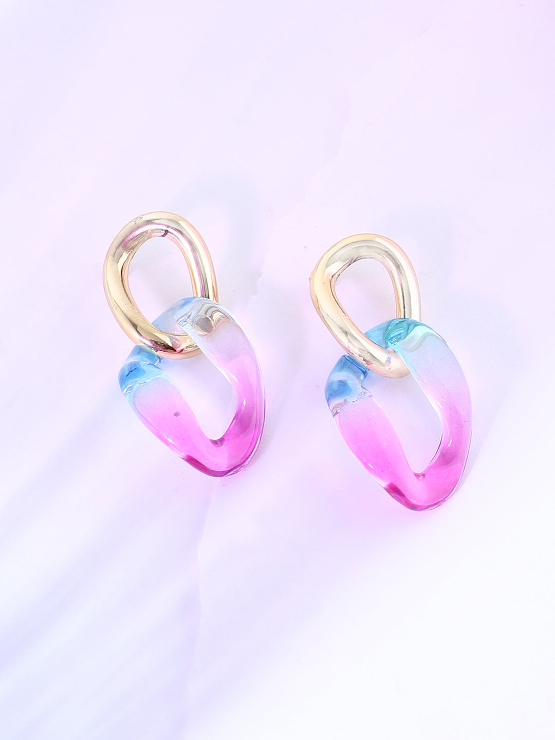 GOLD PLATED PARTY DESIGNER DROP EARRING FOR WOMEN