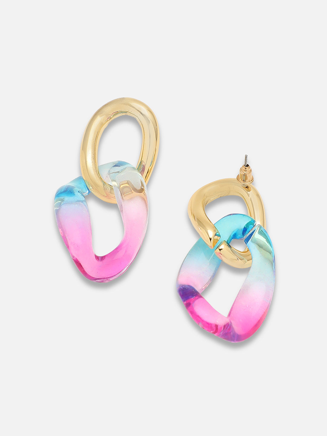 GOLD PLATED PARTY DESIGNER DROP EARRING FOR WOMEN