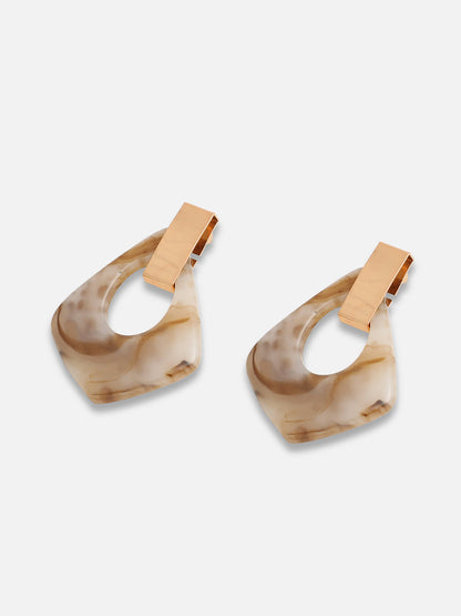 GOLD PLATED PARTY DESIGNER DROP EARRING FOR WOMEN