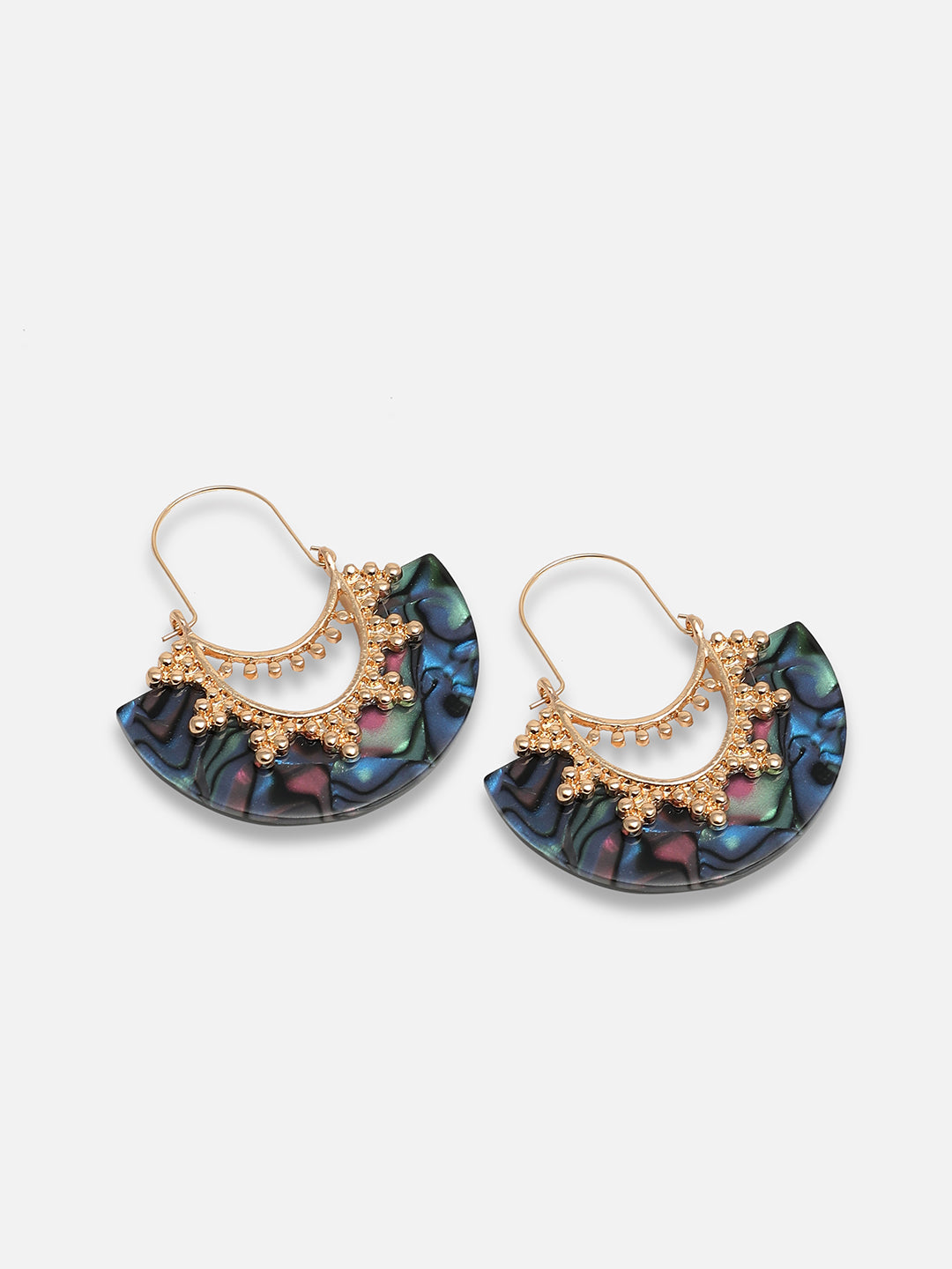 GOLD PLATED PARTY DESIGNER DROP EARRING FOR WOMEN