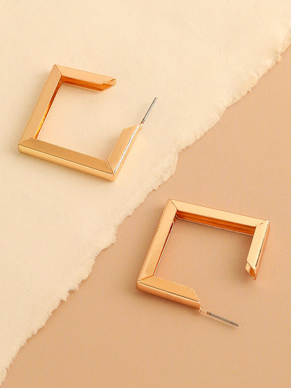 GOLD PLATED CASUAL DESIGNER DROP EARRING FOR WOMEN