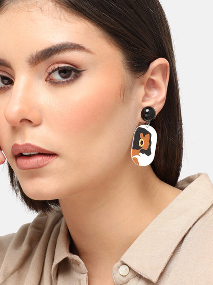 GOLD PLATED CASUAL DESIGNER DROP EARRING FOR WOMEN
