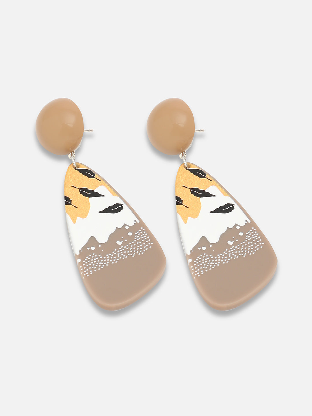 GOLD PLATED CASUAL DESIGNER DROP EARRING FOR WOMEN