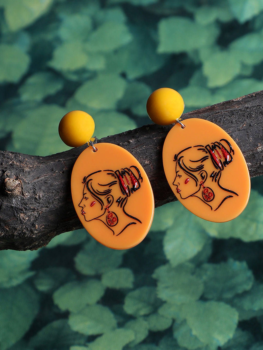 GOLD PLATED CASUAL DESIGNER DROP EARRING FOR WOMEN